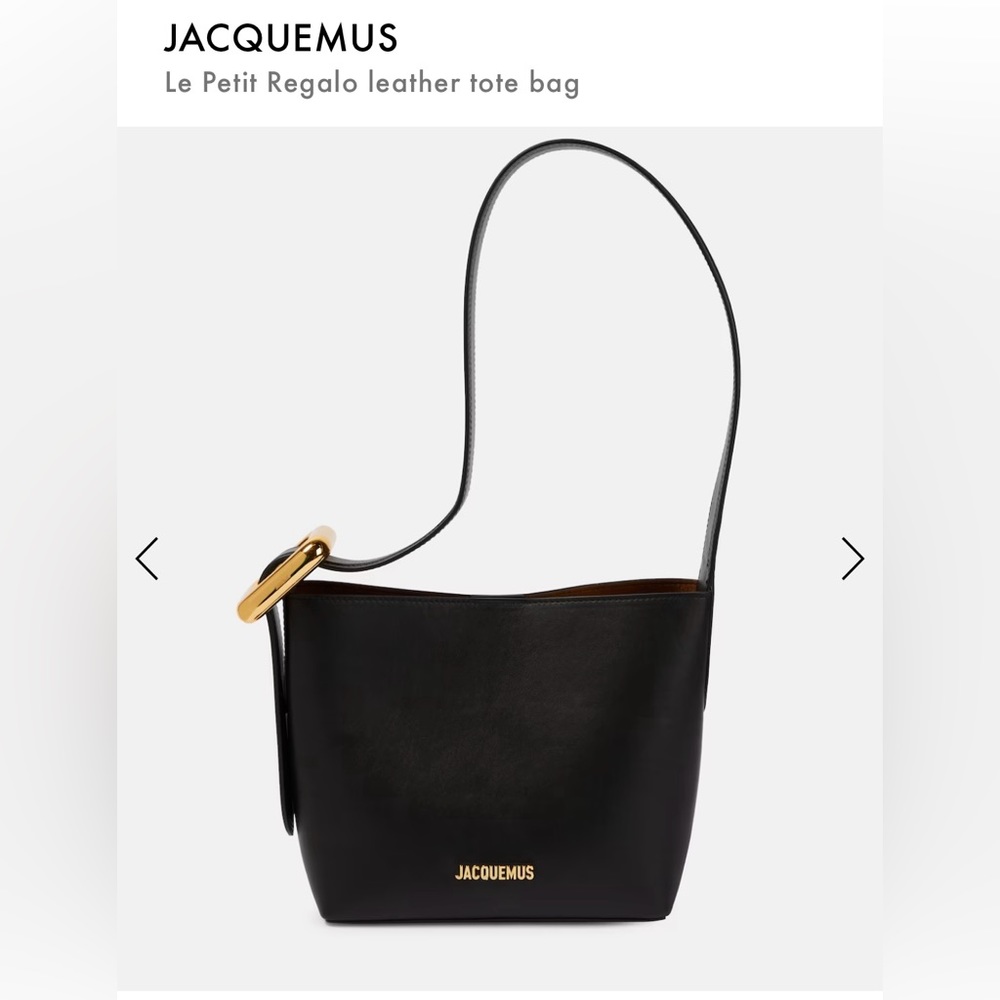 jacquemus le petit regalo bucket bag/tote